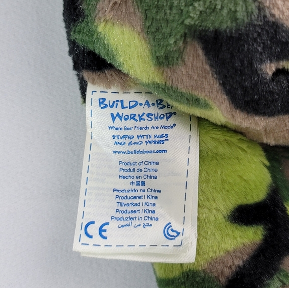 Build A Bear Camouflage Plush Bear - Picture 13 of 15